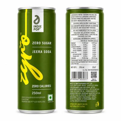 ZYRO JEERA SODA ZERO SUGAR - 250ml